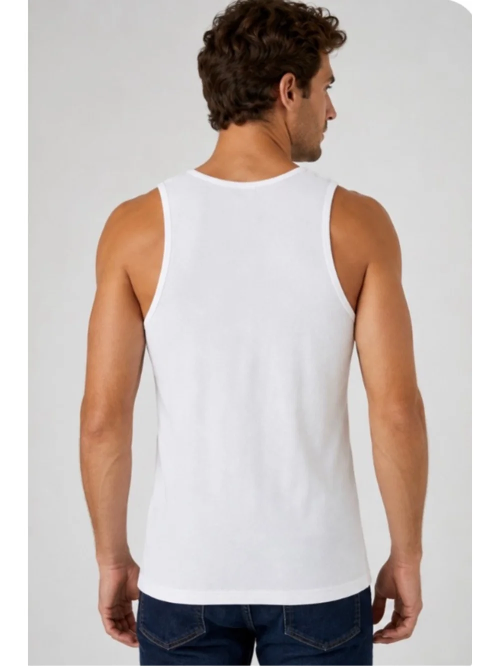 Men's Brooks Brothers White Ribbed Tank Top Undershirt Size Xl new